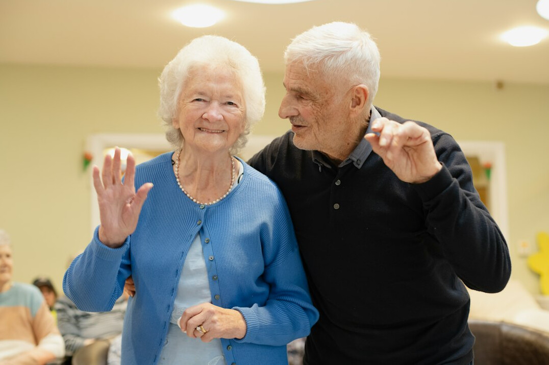 happy senior woman smiling