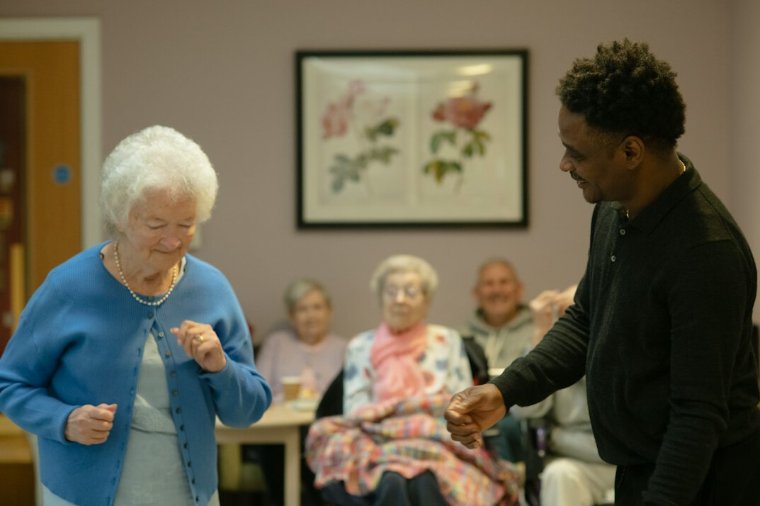 modern senior center interior