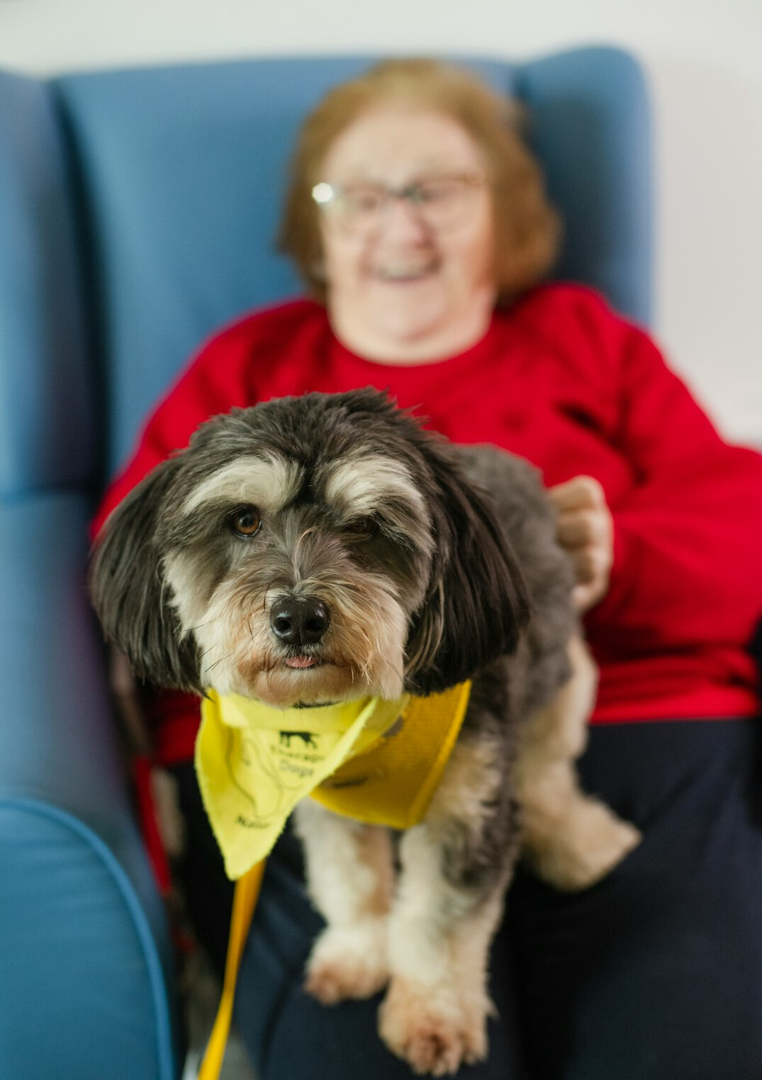 Portrait of a friendly senior center program director